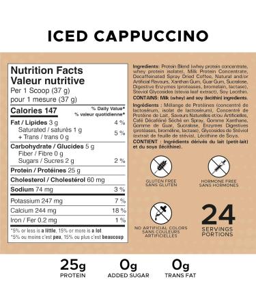 Revolution Nutrition High Whey Protein Powder Whey Isolate Superior Formula Gluten Free 25g of Protein Per Scoop 908 g 24 Servings (Iced Cappuccino 2 Pound) Iced Cappuccino 2 Pound - Buy Online on GoSupps.com