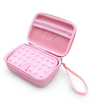 CASEMATIX Clipper Guard Holder Case with 12 Slots - Compatible with Oster, Andis, BaBylissPRO, Wahl Blades - Pink - Buy Online on GoSupps.com