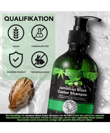 P-Beauty Castor Oil Shampoo with Biotin 3x300ml for Hair Growth Natural Hair Care & Scalp Care | Anti Hair Loss Shampoo - Buy Online on GoSupps.com
