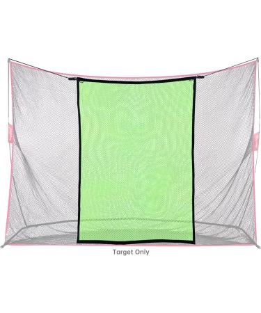 Golf Net with Mat - 10x7ft Hitting Net & Turf for Backyard Practice | Golf Driving Range Target - Buy Online on GoSupps.com