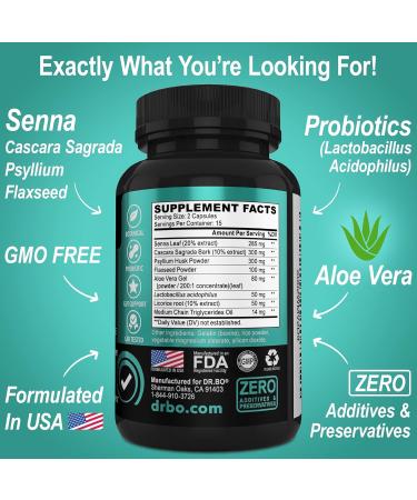 Colon Cleanse Detox & Collagen Peptides - 15 Day Colon Cleanse Pills & Probiotic - Multi Collagen for Women & Men Complex Capsules Skin Hair & Nails - Bowel Movement Supplements for Stomach Bloating - Buy Online on GoSupps.com