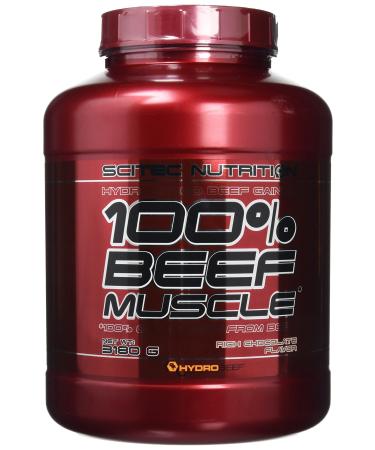 Scitec Nutrition 100% Beef Muscle Protein Powder - 3180g Rich Chocolate