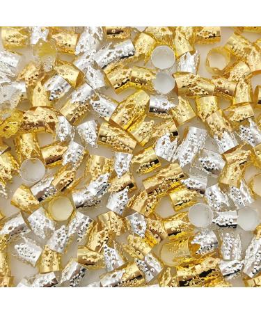 Flosius 120 PCS Crown Dreadlock Hair Jewelry for Women - Gold Braids Accessories with Adjustable Cuffs, Beads, Iron Rings, and Clips - Buy Online on GoSupps.com