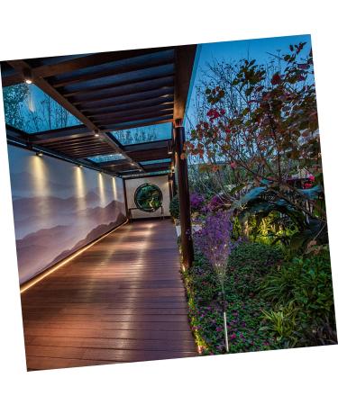 1pc Solar Light LED Yard Light Lantern Decor LED Decor Ground Lamp Ornament Lawn Lamp Adornment LED Lamp LED Yard Lamp Garden Lamp Flower Solar Light White Sunflower Light up Lamp (Purple 66x6cm) - Buy Online on GoSupps.com