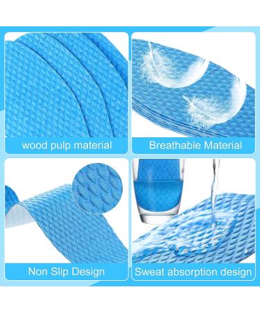 Blue Disposable Breathable Shoe Insoles - 50 Pairs for Men and Women - Odor and Sweat Absorption - Ideal for Hiking, Running, and Sports Shoes - Buy Online on GoSupps.com