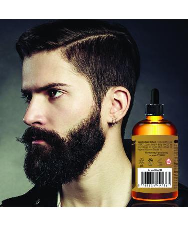 Beard Oil for Men - 100% Natural Grooming Softens Facial Hair & Boosts Growth (1oz - Buy Online on GoSupps.com