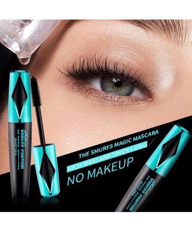 Mimore Vegan Mascara for Sensitive Eyes Lasts All Day Waterproof Smudge Proof Eyelash Mascara Best Eyelash Lengthening & Volume Enhancing Makeup (Black) (Black)  - Buy Online on GoSupps.com