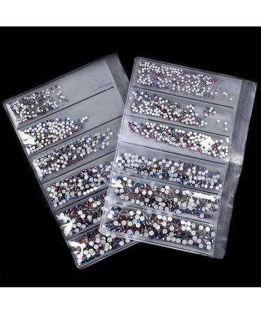 Jollin 3456 Flat Back Rhinestones Glass Pendants Gems for Nail Art 6 Sizes SS4 SS12 Blue Blaze - Buy Online on GoSupps.com