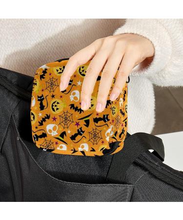 Halloween Pattern Menstrual Cup & Pad Storage Bag - Color 9 - Buy Online on GoSupps.com