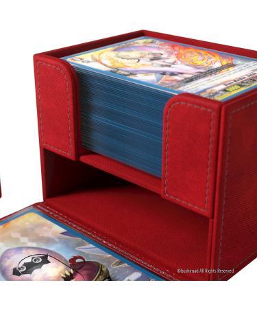 Gamegenic Cardfight!! Vanguard Nation's Vault Premium Deck Box | Dragon Empire Red | Holds 50 Double-Sleeved Cards | With Extra Drawer for Power Counters | Accessories | Red Dragon Empire - Buy Online on GoSupps.com