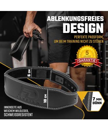 Premium Floodiam Weight Lifting Belt for Men & Women | Quick Adjustment Real Leather Gym Belt | Perfect for Weightlifting & Bodybuilding | Shop Now! - Buy Online on GoSupps.com