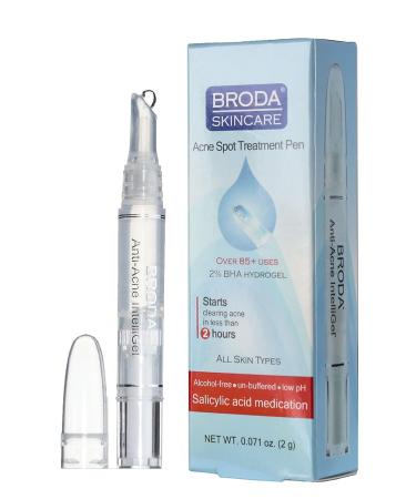 Broda Skincare Acne Spot Treatment Pen - Fast Relief for Pimples & Acne - Effective & Portable Solution - Buy Online on GoSupps.com