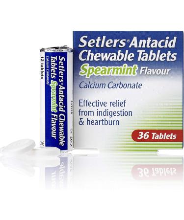 Setlers Antacid tablets spearmint 3-roll 36 - Buy Online on GoSupps.com