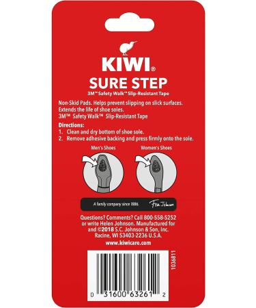 Kiwi Sure Step Non Skid Pads - 2 Pairs | Anti-Slip Shoe Grips - Buy Online on GoSupps.com