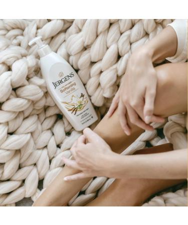 Jergens Softening Vanilla Oil-Infused Moisturizer 16.8oz | Soothing Full-Body Moisture with Sweet Vanilla Essence | International Shipping Available - Buy Online on GoSupps.com