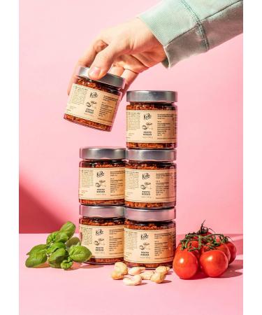 KoRo Vegan Pesto Rosso 6 x 180g - Tofu & Dried Tomatoes - Ideal for Italian Pasta - Buy Internationally - Buy Online on GoSupps.com