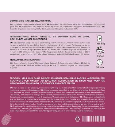  Alpi Nature Alpi Nature Herbal tea leaf murier 120 tea bags 180 g pack of 6 x 20 bags of 1.5 g - Buy Online on GoSupps.com