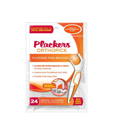 Plackers Ortho Pick Flosser 24 Count