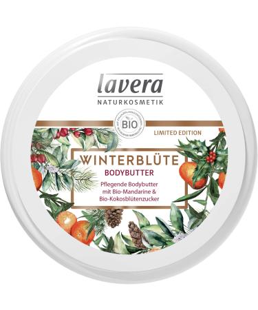 Lavera Limited Edition Winter Blossom Body butter with organic mandarins & organic coconut blossom sugar Natural winter care with pampering factor VEGAN BIO NATURAL COSMETICS NATURAL (2x 150 ml)