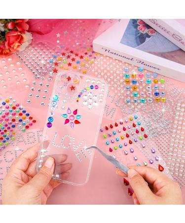 2609 Hair Gems & Jewels - Self-Adhesive Rhinestone Stickers for Crafts Face Eye Nail & Clothing | 6 Shapes 3-8mm - Buy Online on GoSupps.com
