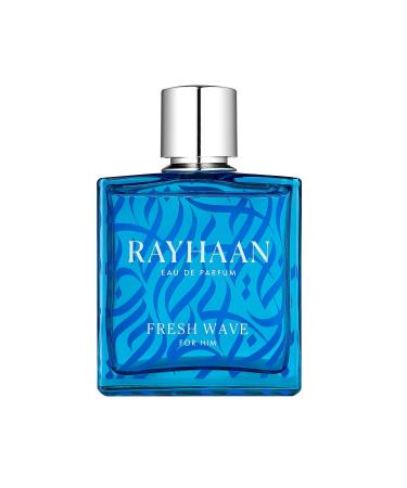 RAYHAAN Fresh Wave for Men Eau de Parfum Spray 3.4 Ounce