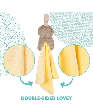 GUND Baby Lil Luvs Tuck-Away Lovey Reese Sloth Plush Toy | Ultra Soft Animal Blanket for Babies & Newborns - International Shipping - Buy Online on GoSupps.com
