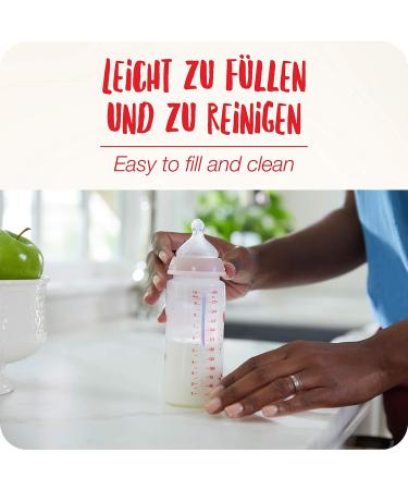 NUK Disney Winnie The Pooh First Choice + Baby Bottle Starter Set - 4 Anti-Colic Bottles with Temperature Control Display, Silicone Teats, BPA-Free - 150ml & 300ml - Buy Online on GoSupps.com