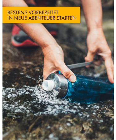 Captain Reents Outdoor Water Filter - Chlorine-Free 100ml Disinfectant for Safe Drinking Water On-the-Go - Buy Online on GoSupps.com