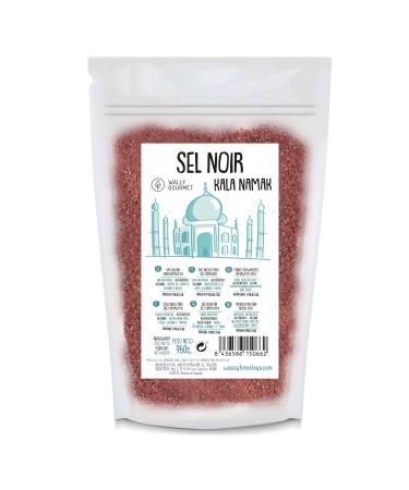Kala Namak Salt, Fine, 100% Natural, | Egg Flavor | No Additives, No Refining. Himalayan Black Salt. Higher Grade