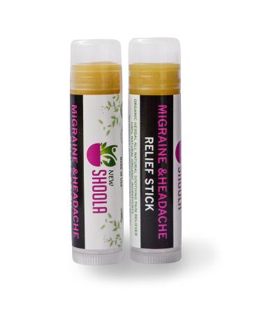 Migraine Relief and Headache Relief Stick (2-Pack)  Quick Relief from Headache, Migraine, Sinus Congestion, Neck Tension, Stress Relief  100% Organic Herbal Balm No Side Effects Vapor Rub - Buy Online on GoSupps.com