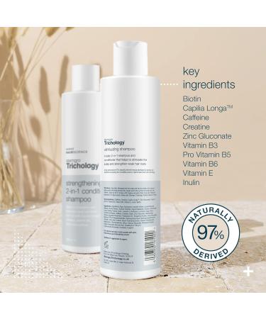 Stemgro Trichology Men's Hair Loss Shampoo & Conditioner 2-in-1 300ml - Natural Hair Growth Treatment with Caffeine & Biotin - Clinically Proven - 1 Pack - Buy Online on GoSupps.com