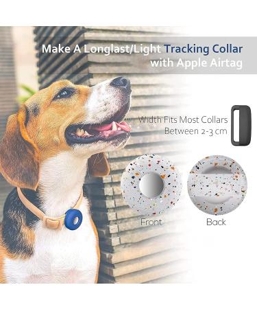 Waterproof Silicone Airtag Holder for Dog/Cat Collar - Transparent Flower 2021 Accessories - Buy Online on GoSupps.com