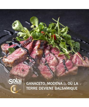 Solai Di San Giorgio Balsamic Vinegar of Modena I.G.P. Organic High Density Made from 100% organic Italian grapes Ideal to accompany red meats cheeses 250 ml - Buy Online on GoSupps.com
