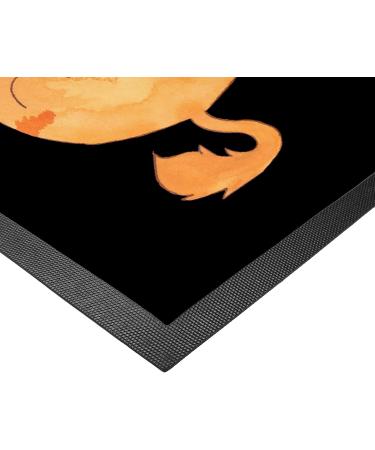 Mr. & Mrs. Panda 50x75 cm Cat Middle Finger Mat - Unique Gift for Cat Fans Dirt Traps Black Cat Design - Buy Online on GoSupps.com