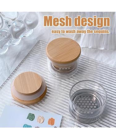 Anulely Nail Brush Cleaning Cup Brush Cleaning Cup Brush Cleaning Cup Nail Glass Cup with Lid Nail Brush Cleaning Tool - Buy Online on GoSupps.com