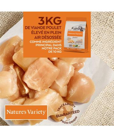 Nature's Variety Selected - Junior Dog Food for All Sizes - Grain Free - with Deboned Free-Range Chicken - 10kg - Buy Online on GoSupps.com