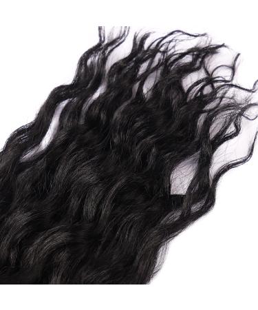 30 inch Maysa Soft Ocean Wave Crochet Hair Extensions - 120g/Pack - 6 Pack - 30 Inch Deep Wave Synthetic Hair in 1B Natural Black - Long Soft Curly Extensions for Black Women - Buy Online on GoSupps.com
