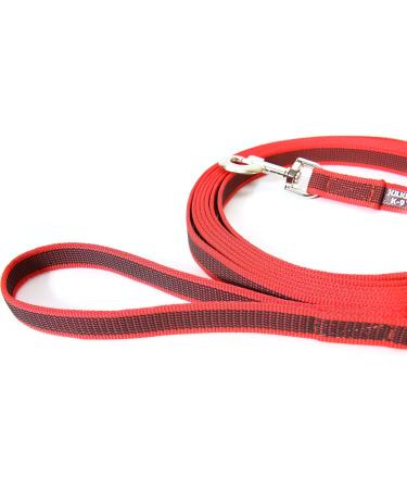 Buy IDC Color & Gray Rubberized Leash 20mm x 3m with Loop - Red-Grey | Durable International Shipping - Buy Online on GoSupps.com