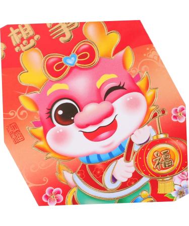 MAGICLULU 60pcs Year of The Dragon Red Envelope Money Gift Cash Packets Chinese Red Packets Money Pocket Spring Festival Red Pocket Lunar New Year Envelopes Gift Bag Chinese Style Paper - Buy Online on GoSupps.com