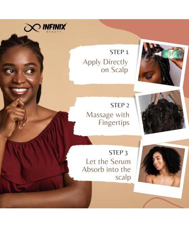 Infinix Soothing Scalp Protection Spray - Anti-Itchy & Moisturizing Hair Care - Peppermint Oil 2oz - Prevents Hair Loss & Removes Build-Up - Buy Online on GoSupps.com
