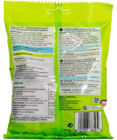 Marks & Spencer | Percy Pigs - Veggie Percy | 2 x 170g Bag - Buy Online on GoSupps.com