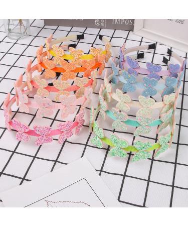 10PCS Glitter Butterfly Headbands for Girls | Kids Toddlers Hair Accessories | Bling Star Shaped Head Bands | Birthday Party Favors - Buy Online on GoSupps.com