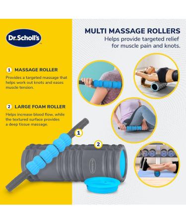 Buy Dr. Scholl's 5-in-1 Stretch & Recreational Massager Set - Ultimate Muscle Relief & Recovery Tools for Pain Relief & Flexibility - Buy Online on GoSupps.com