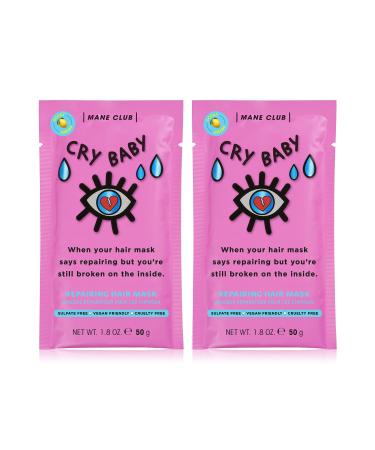 MANE CLUB Cry Baby Deep Conditioner, cruelty free, vegan, no sulfates or parabens  Pack of 2 2 Count (Pack of 1)