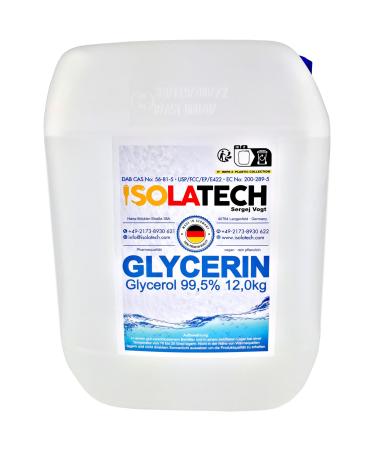 ISOLATECH Vegan glycerin 99.5% transparent vegetable glycerol 10 l
