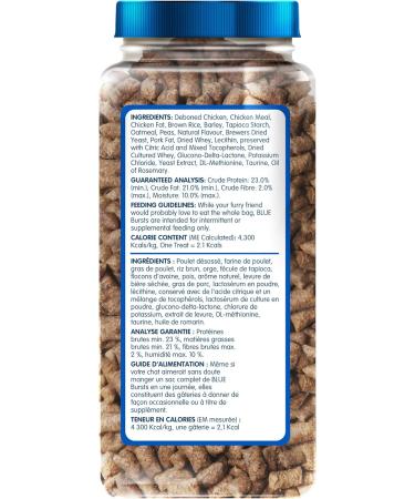 Blue Buffalo Indoor Health Natural Adult Dry Cat Food Chicken and Brown Rice 6.8kg Bag Large Bag & Bursts with Paw-Licken Chicken Cat Treats 340g tub Chicken + PET_FOOD Large Bag - Buy Online on GoSupps.com