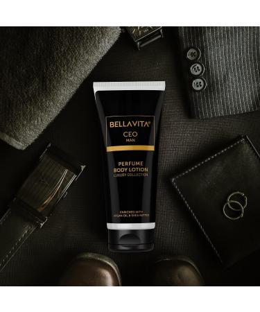 Luxury Body Perfume Lotion for Men - Bell a Vit - Nourishing & Hydrating with Argan Oil & Shea Butter | 200ml - Buy Online on GoSupps.com