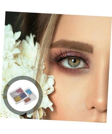 PAMINGONO 2pcs Glitter Eye Makeup Decorative Eyeshadow Makeup Glitter for Eyes Glitter Sequins Eyeshadow - Buy Online on GoSupps.com
