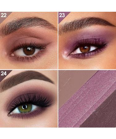 FOCALLURE 3 Pcs Eyeshadow Sticks Set - Shimmer & Matte Shades with Blending Sponge Brush | Long-Lasting Waterproof Formula | Cream Eye Highlighter Pen for Brightening - Makeup Limerence - Buy Online on GoSupps.com