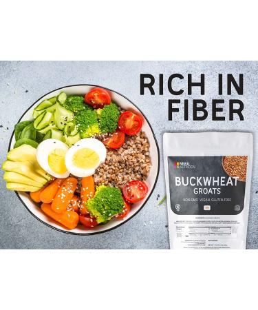 Newa Nutrition Organic Buckwheat Groats: Non-GMO, Gluten-Free, Vegan & Keto-Friendly - Buy Online on GoSupps.com